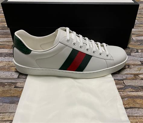 gucci suede sneaker with web|gucci ace sneakers cheap.